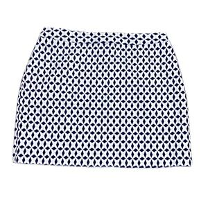 Women’s BANANA REPUBLIC Mini Skirt, Beautiful Print, Black & White, Size 12